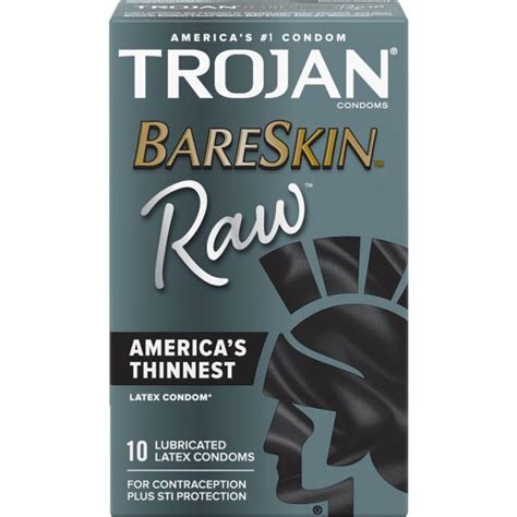 trojan bareskin raw thickness|what is trojans thinnest condom.